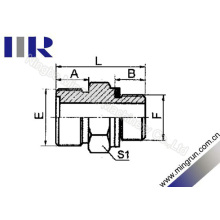 Metric Mâle O-Ring / Bsp Mâle O-Ring Adaptateur Hydraulique Nipple (1EG)